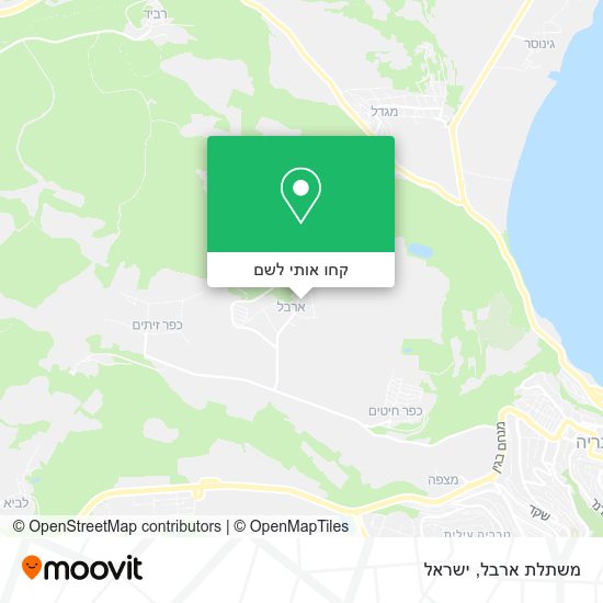 מפת משתלת ארבל