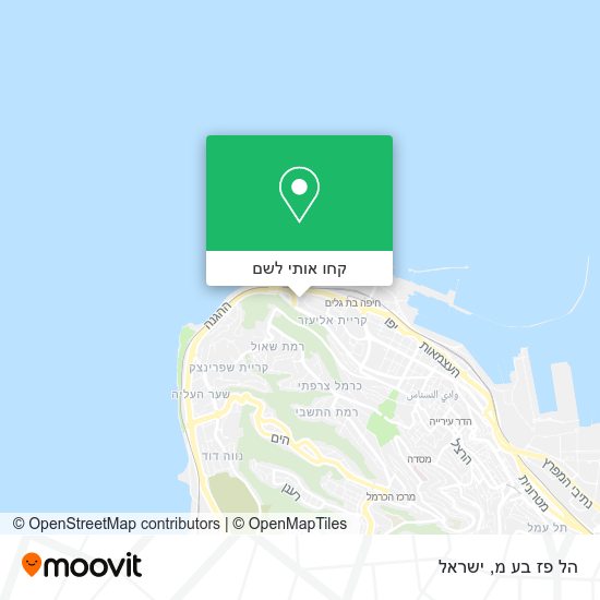 מפת הל פז בע מ