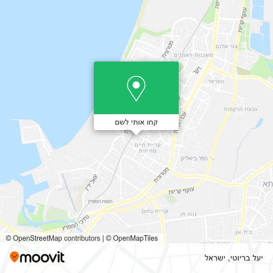 מפת יעל בריוטי