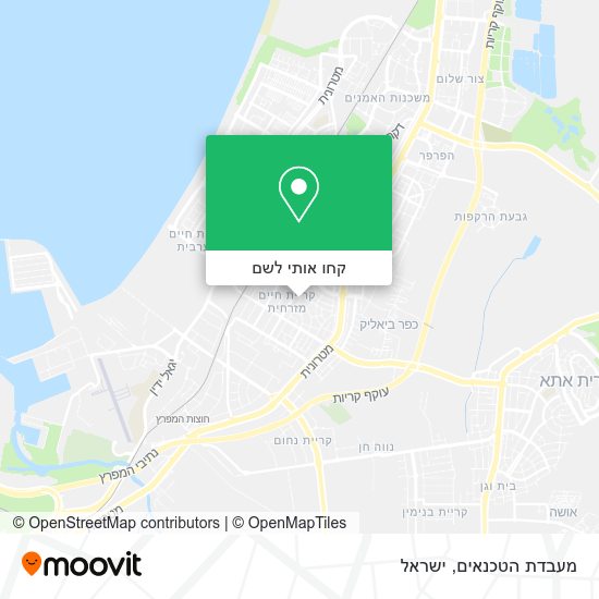 מפת מעבדת הטכנאים