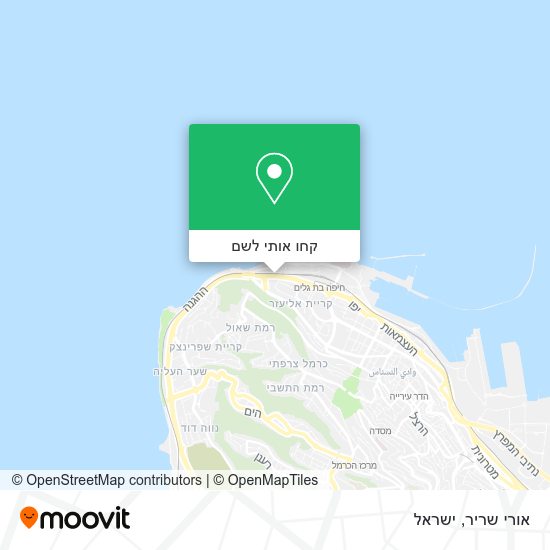 מפת אורי שריר