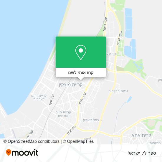 מפת ספר לי