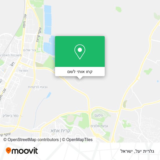מפת גלרית יעל