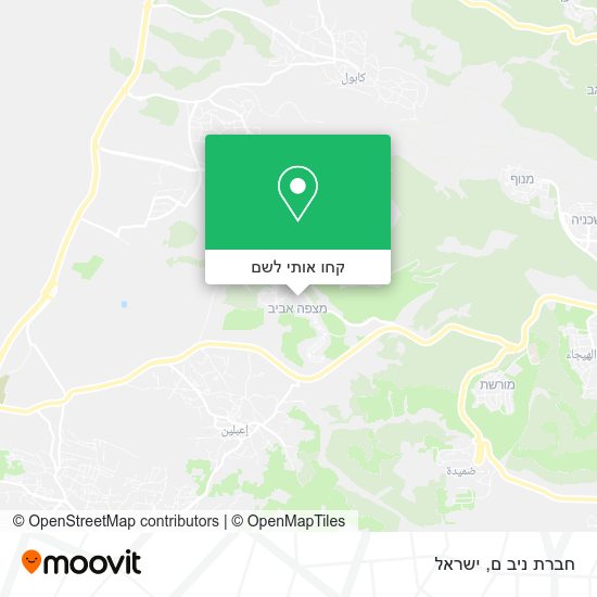 מפת חברת ניב ם