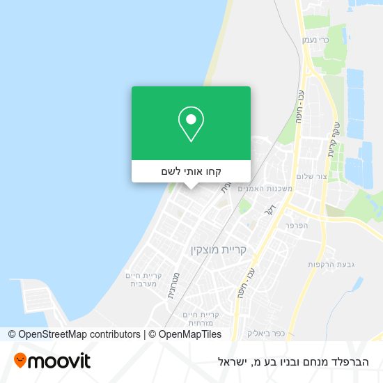 מפת הברפלד מנחם ובניו בע מ