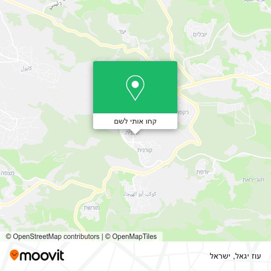 מפת עוז יגאל