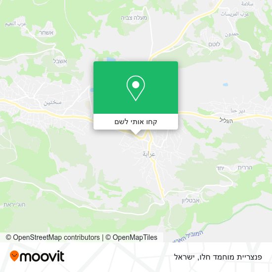 מפת פנצריית מוחמד חלו