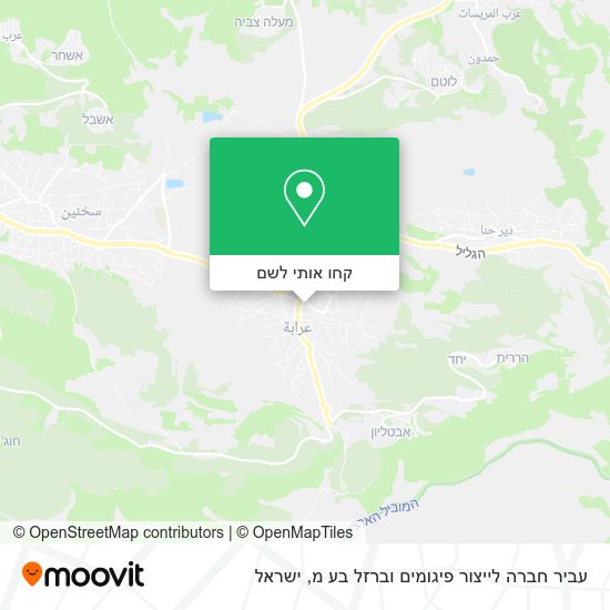 מפת עביר חברה לייצור פיגומים וברזל בע מ