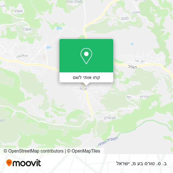 מפת ב. ס. טורס בע מ