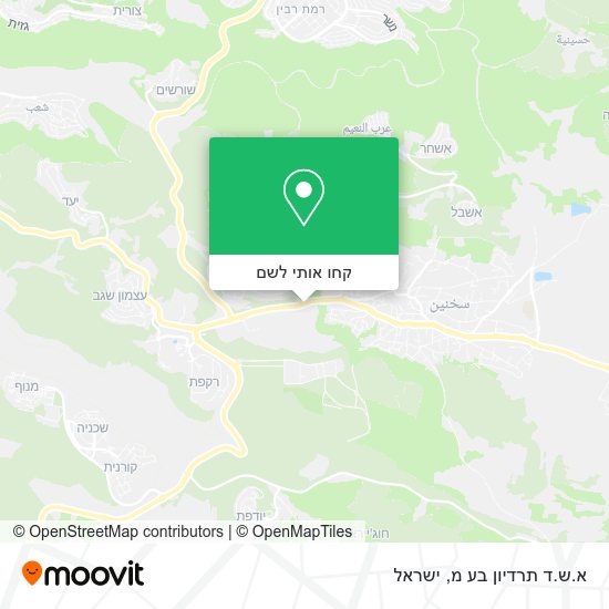 מפת א.ש.ד תרדיון בע מ