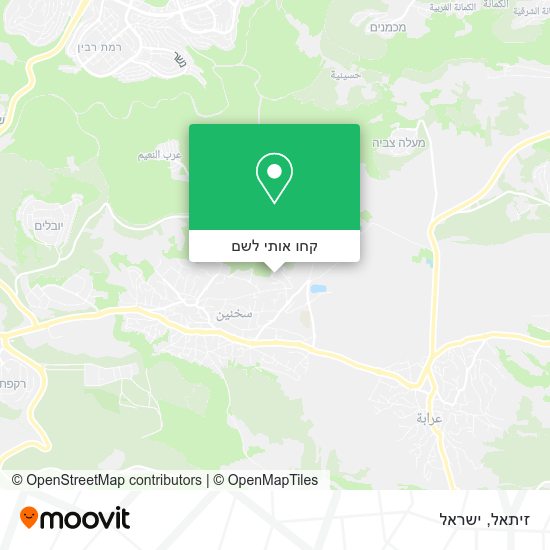 מפת זיתאל