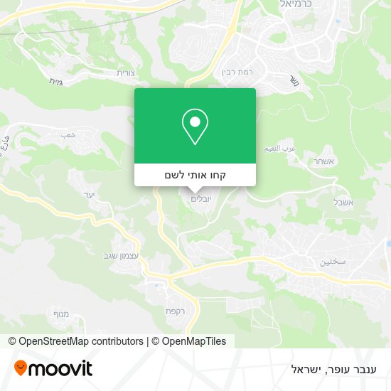 מפת ענבר עופר