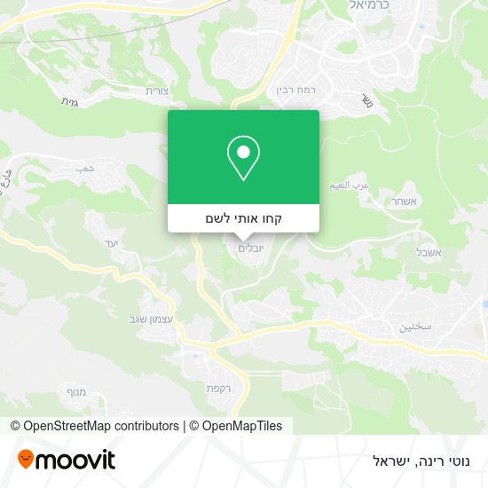 מפת נוטי רינה