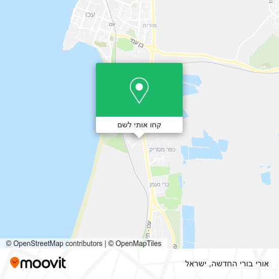 מפת אורי בורי החדשה