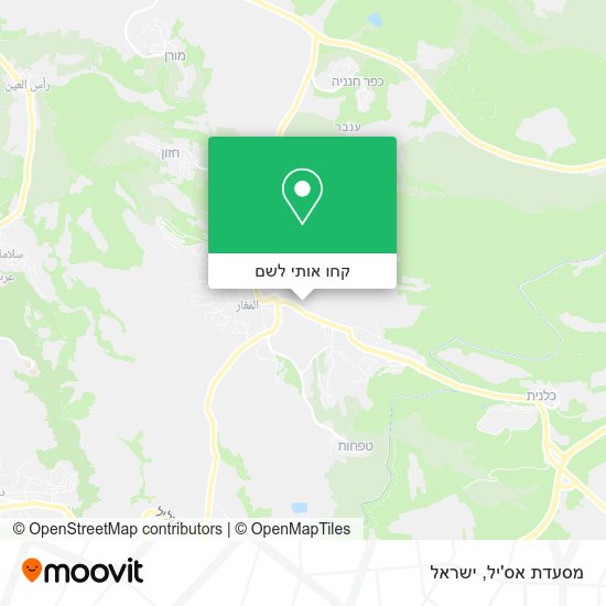 מפת מסעדת אס'יל