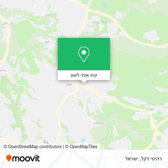 מפת רהיטי דקל