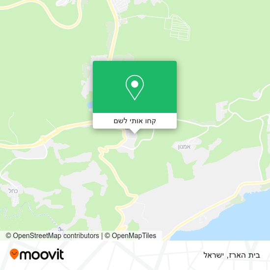 מפת בית הארז