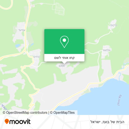 מפת הבית של בועז