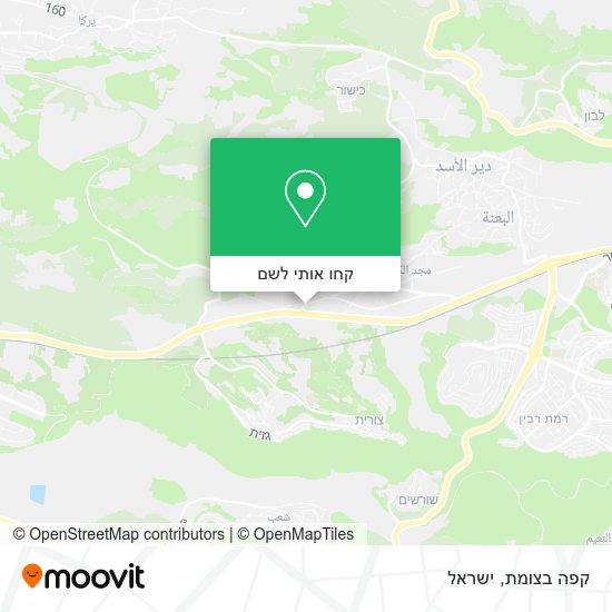 מפת קפה בצומת