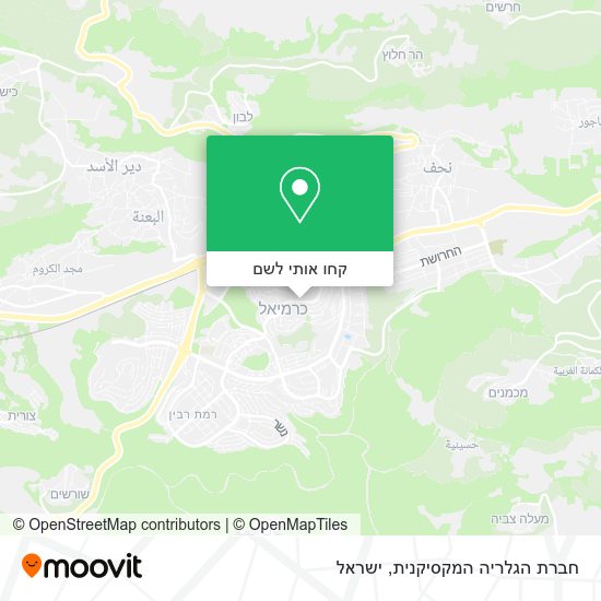 מפת חברת הגלריה המקסיקנית