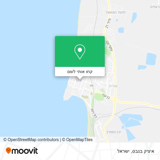 מפת איציק בגבס