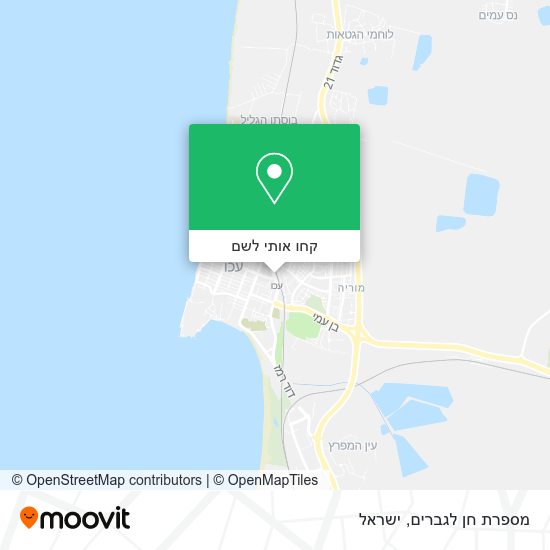 מפת מספרת חן לגברים