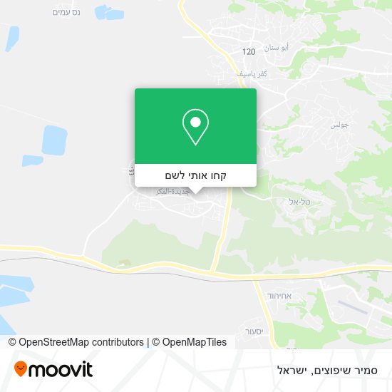 מפת סמיר שיפוצים