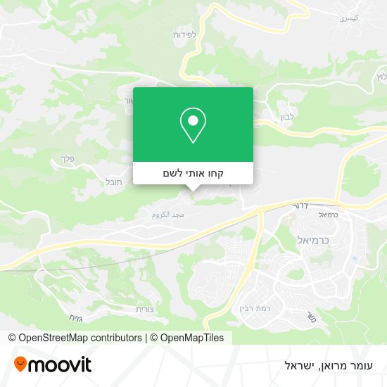מפת עומר מרואן