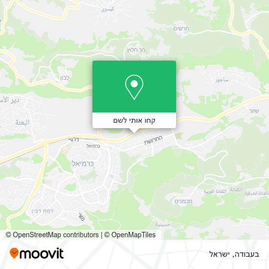 מפת בעבודה