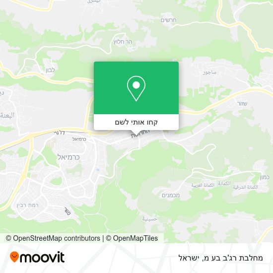 מפת מחלבת רג'ב בע מ
