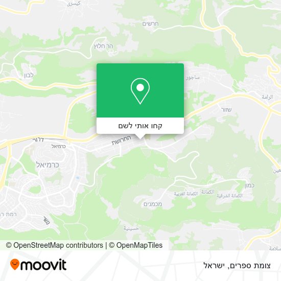 מפת צומת ספרים