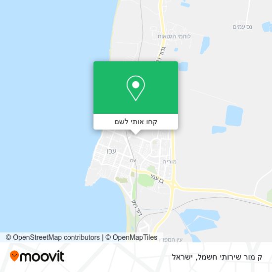 מפת ק מור שירותי חשמל