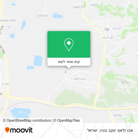 מפת אבו זלאם יעקב ובניו