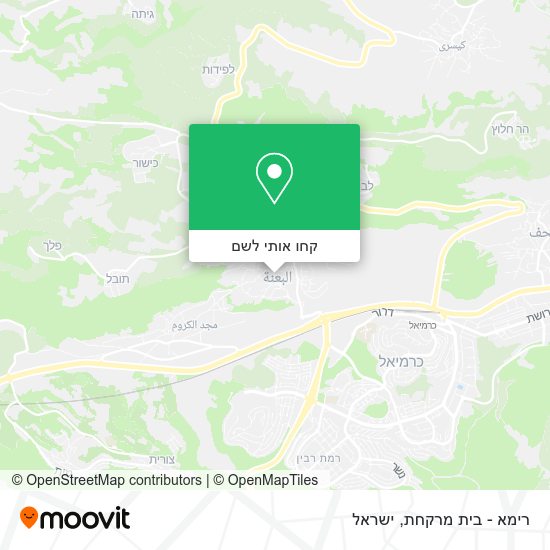 מפת רימא - בית מרקחת