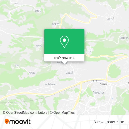 מפת חטיב פארס