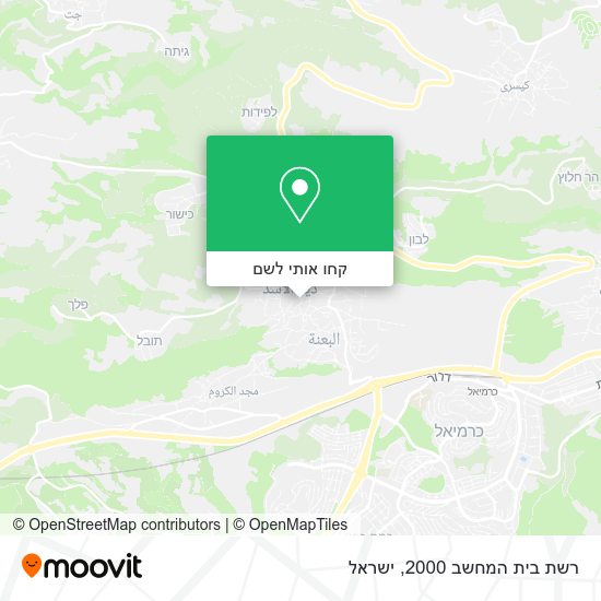 מפת רשת בית המחשב 2000