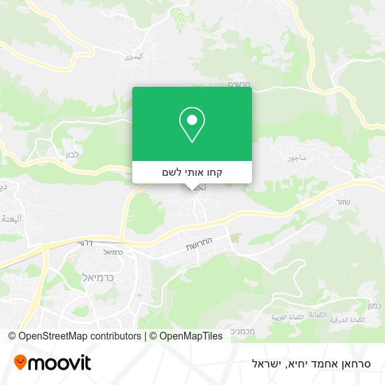 מפת סרחאן אחמד יחיא