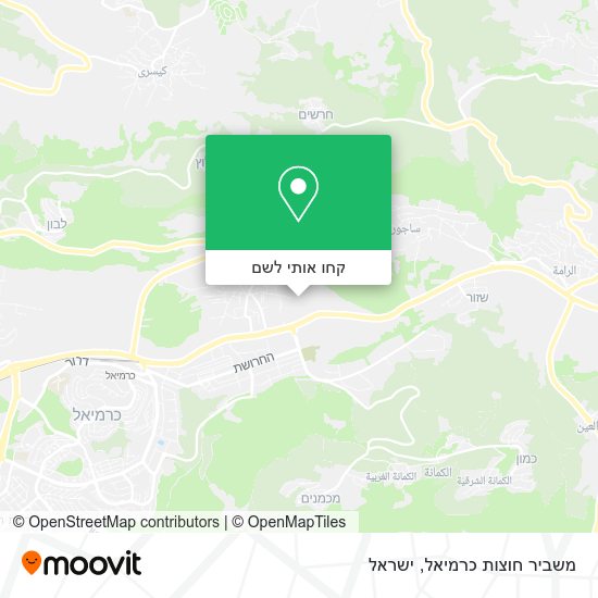 מפת משביר חוצות כרמיאל