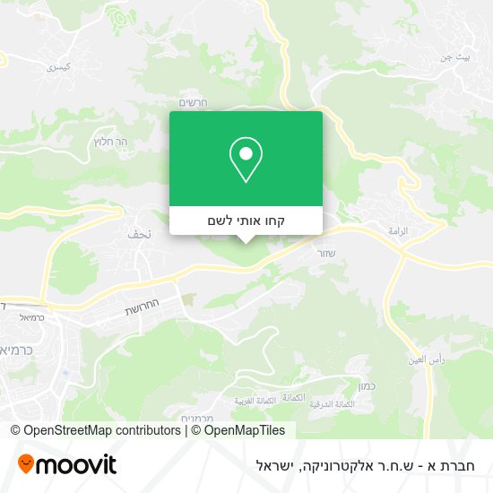 מפת חברת א - ש.ח.ר אלקטרוניקה