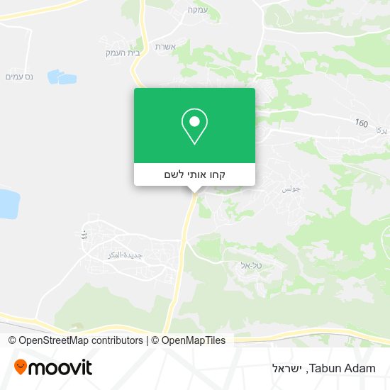 מפת Tabun Adam