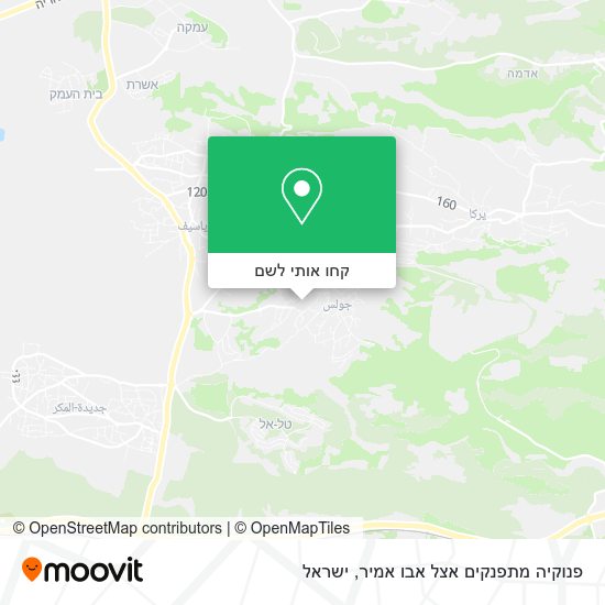 מפת פנוקיה מתפנקים אצל אבו אמיר