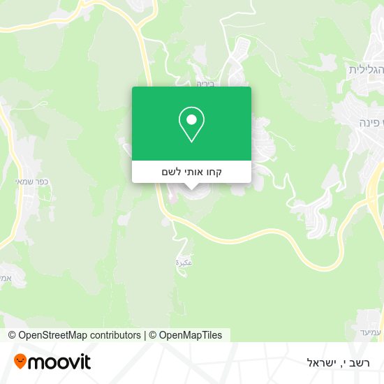 מפת רשב י
