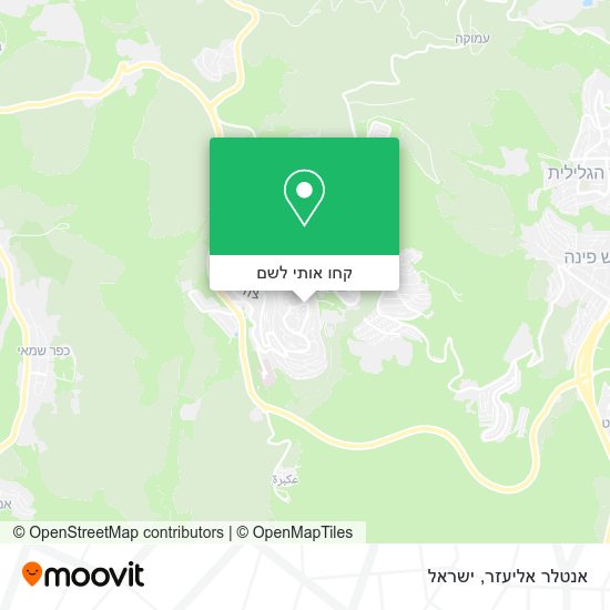 מפת אנטלר אליעזר