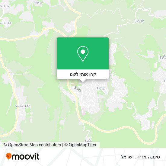 מפת סימנה אריה