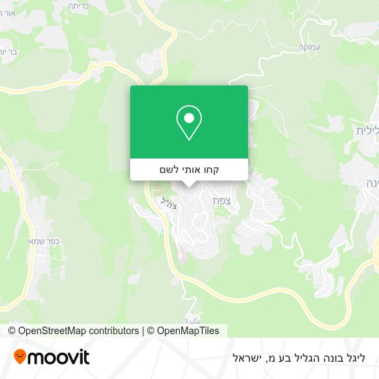 מפת ליגל בונה הגליל בע מ