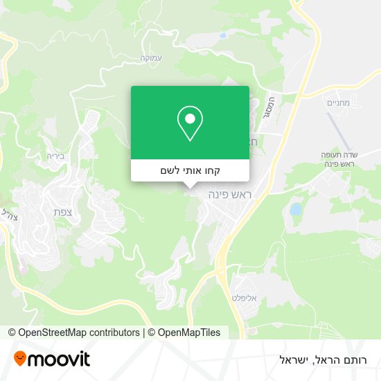 מפת רותם הראל