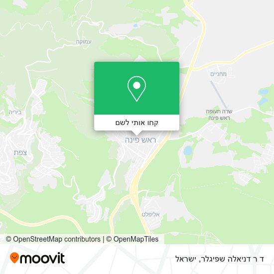 מפת ד ר דניאלה שפיגלר