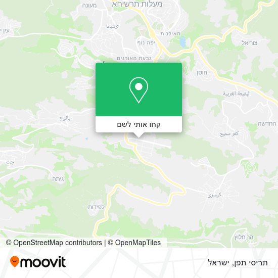 מפת תריסי תפן