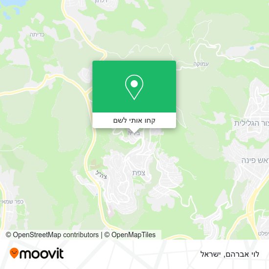 מפת לוי אברהם