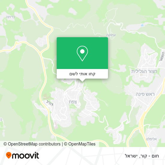 מפת חום - קור